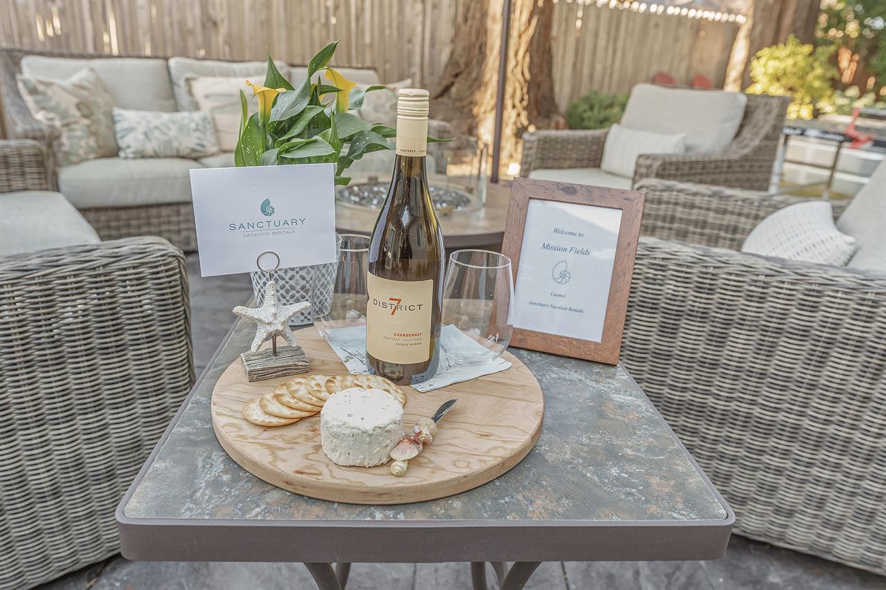 Wine and Cheese to Welcome You