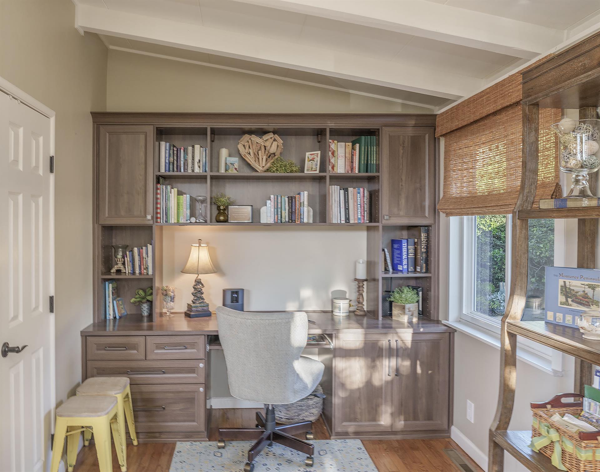 Office Nook in Living Room