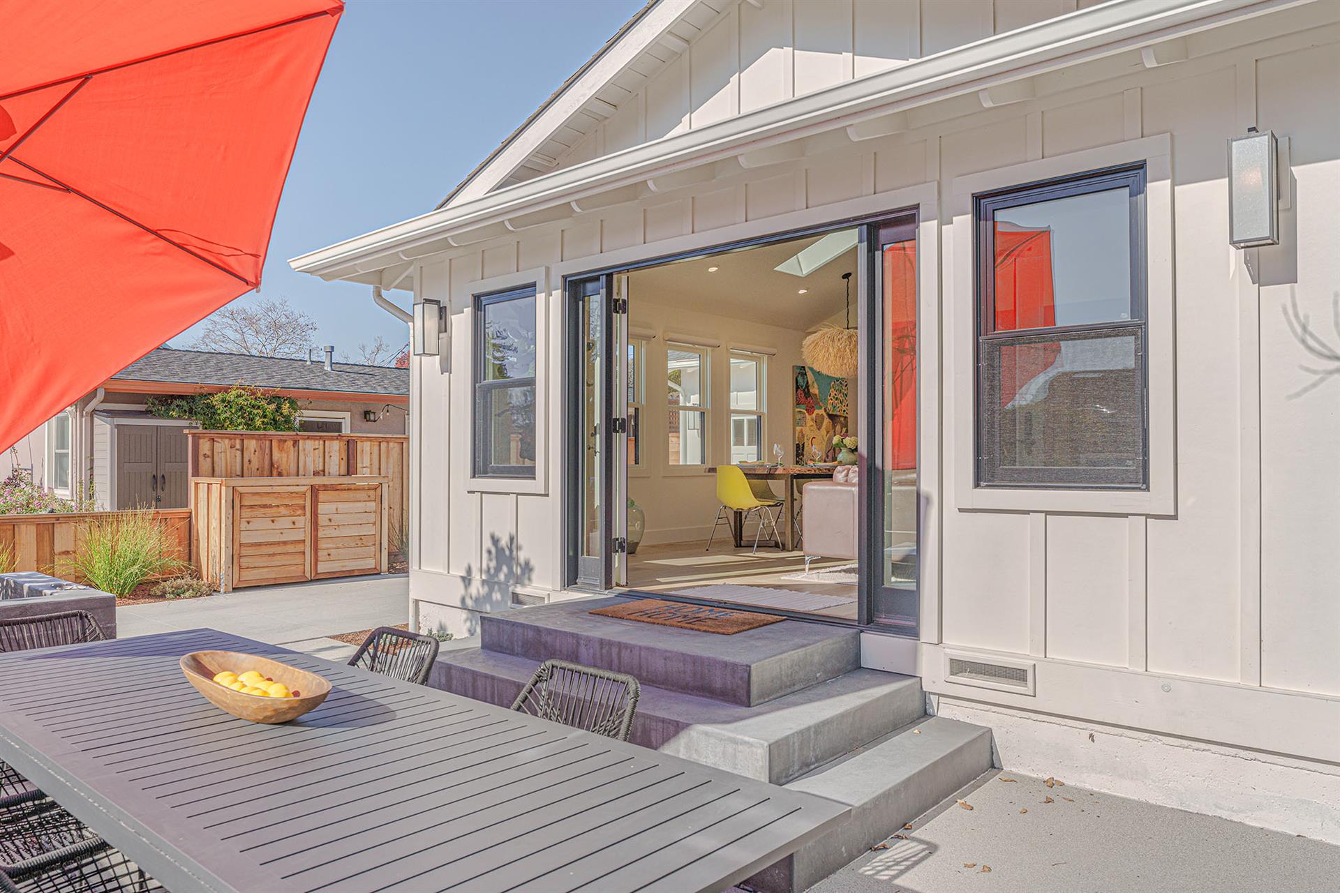 Front Yard Dining Area