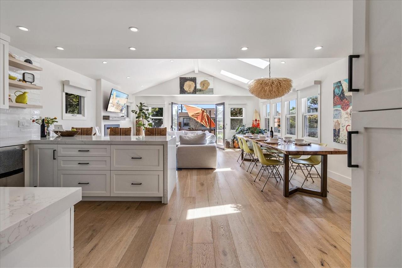 Open Concept with Living Room, Dining Area and Kitchen