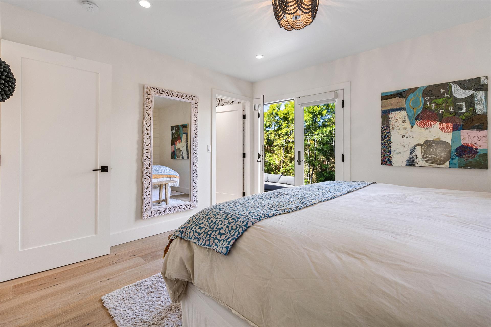 Bedroom 1  King, Patio Access, En Suite Bath