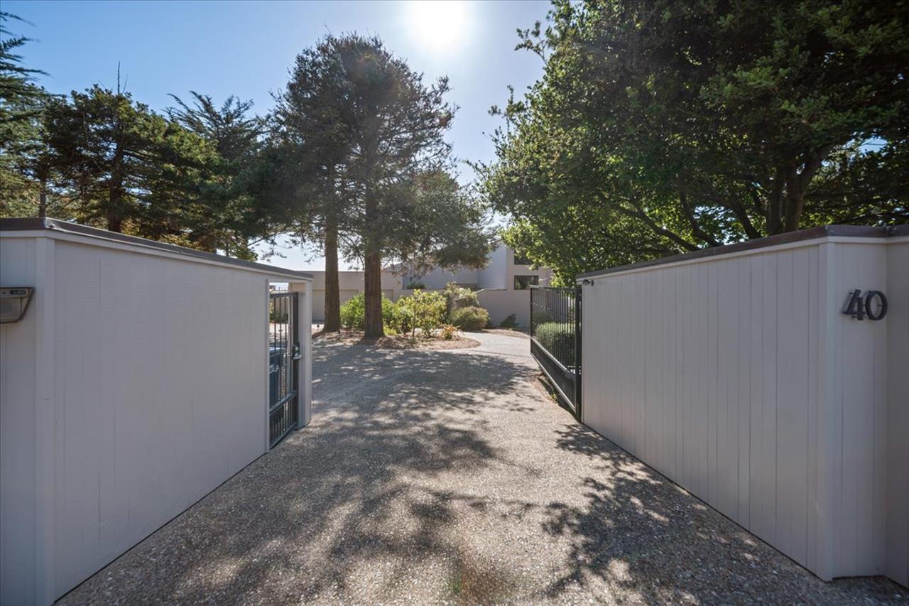 Gated Entrance to the Waterfront Property