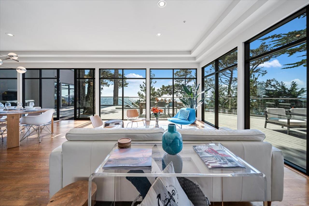 Second Living Room Area has a Stunning Ocean View