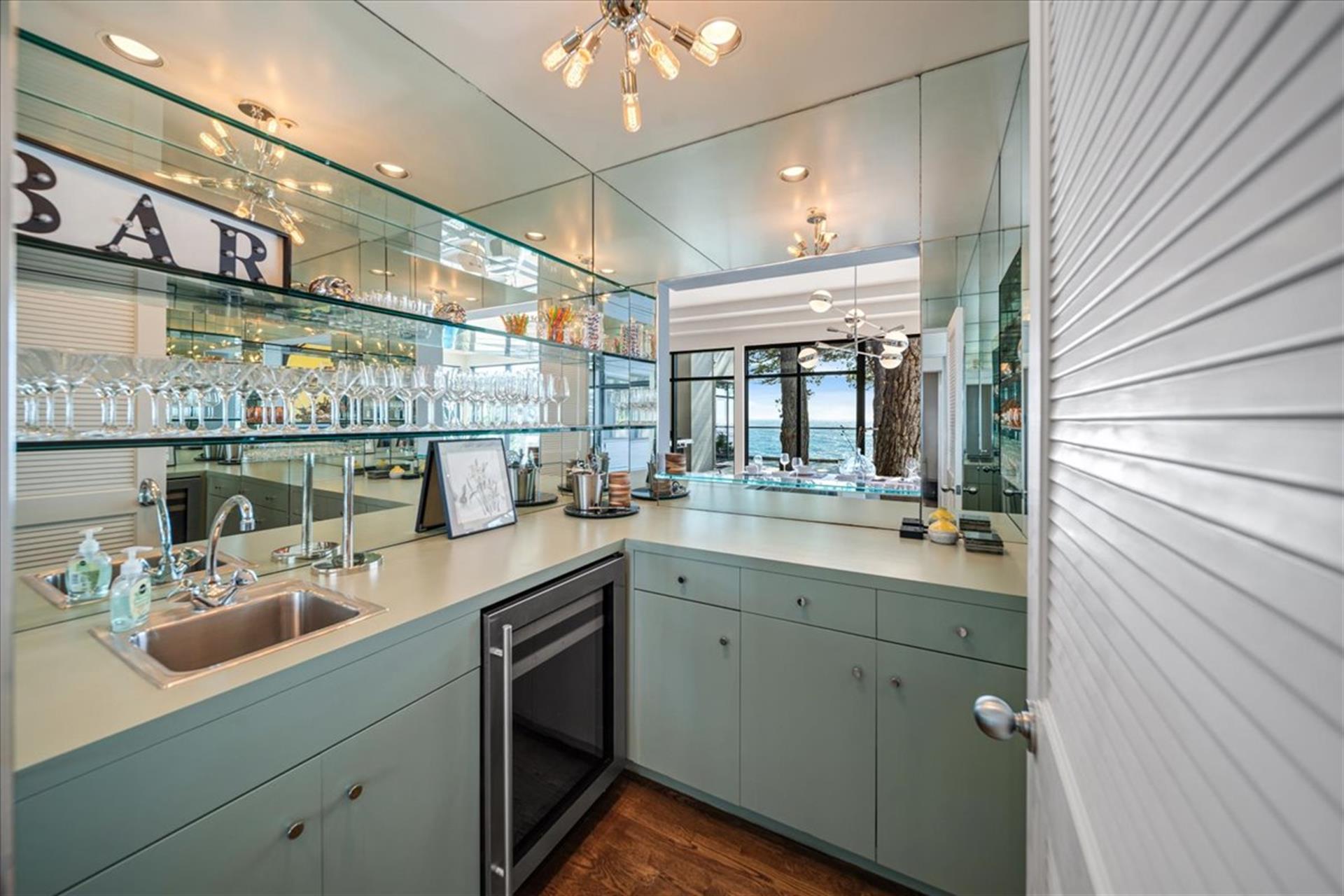 Formal Butlers Pantry and Wet Bar