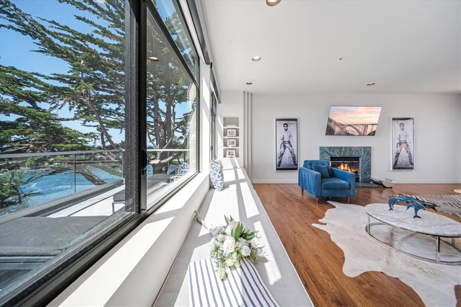 Upstairs Bedroom 1 has a Private Ocean View Deck
