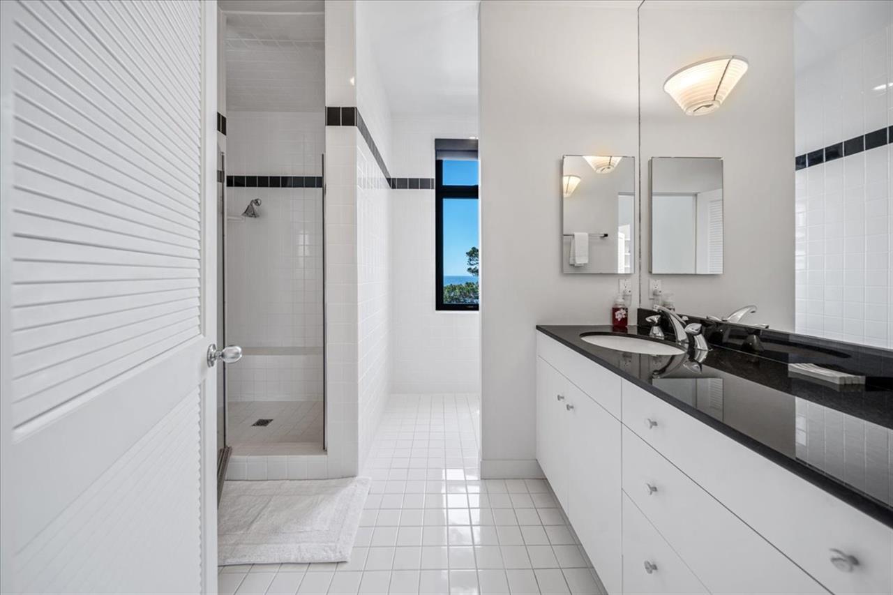 EnSuite Bath for Bedroom 1  Jetted Tub and Separate Shower