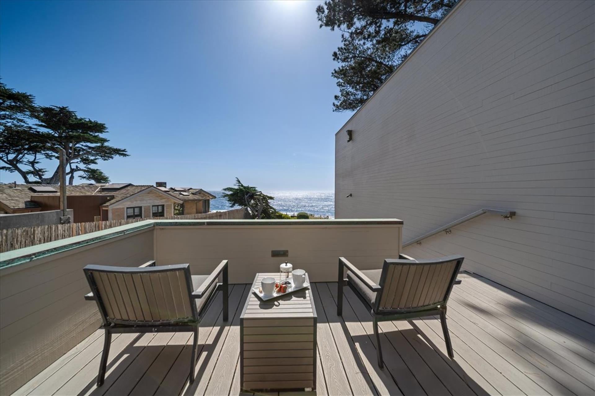 Shared Ocean View Deck for Bedrooms 2 and 3