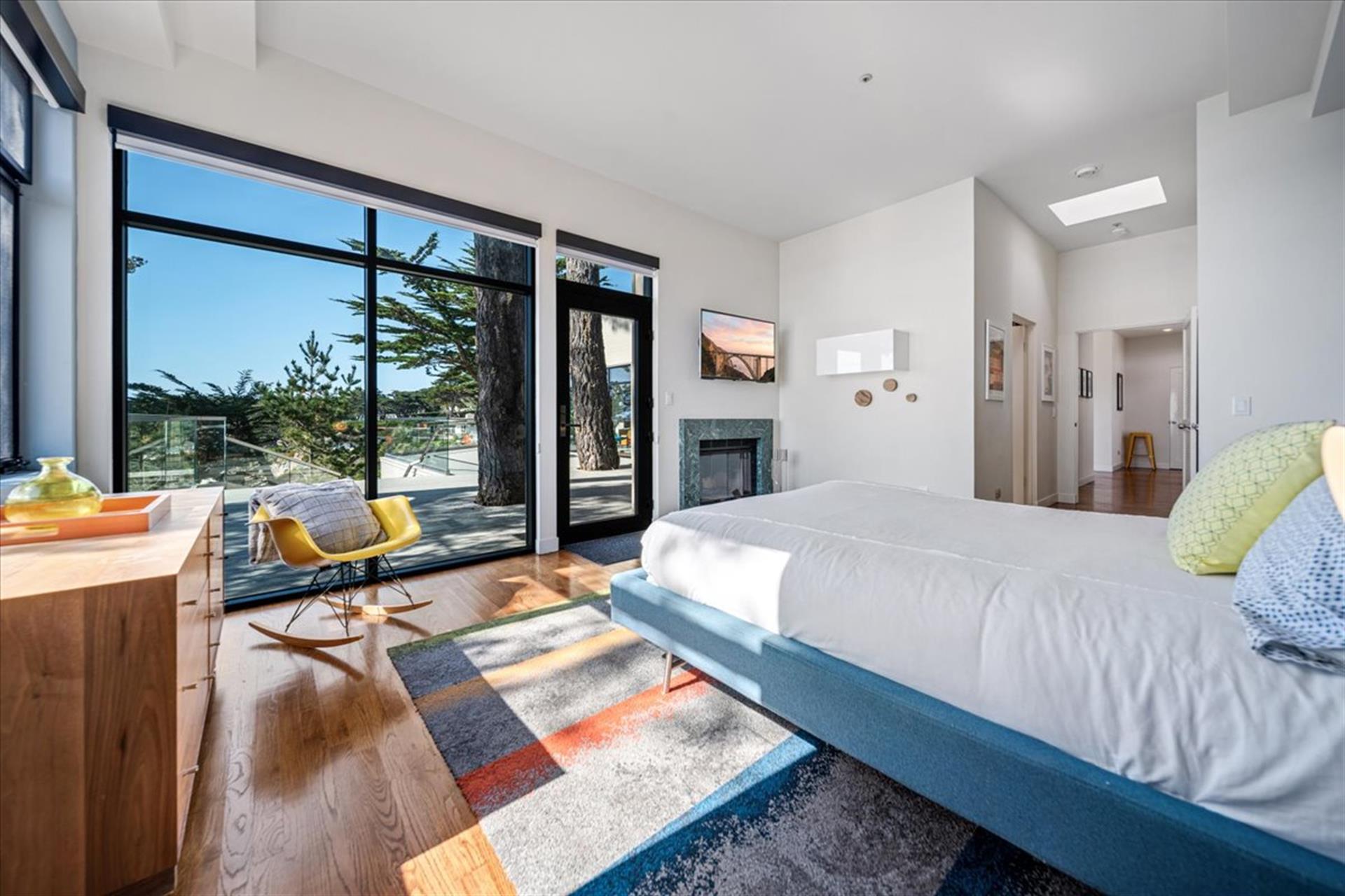 Bedroom 3  TV, Fireplace, Deck Access, EnSuite Bath