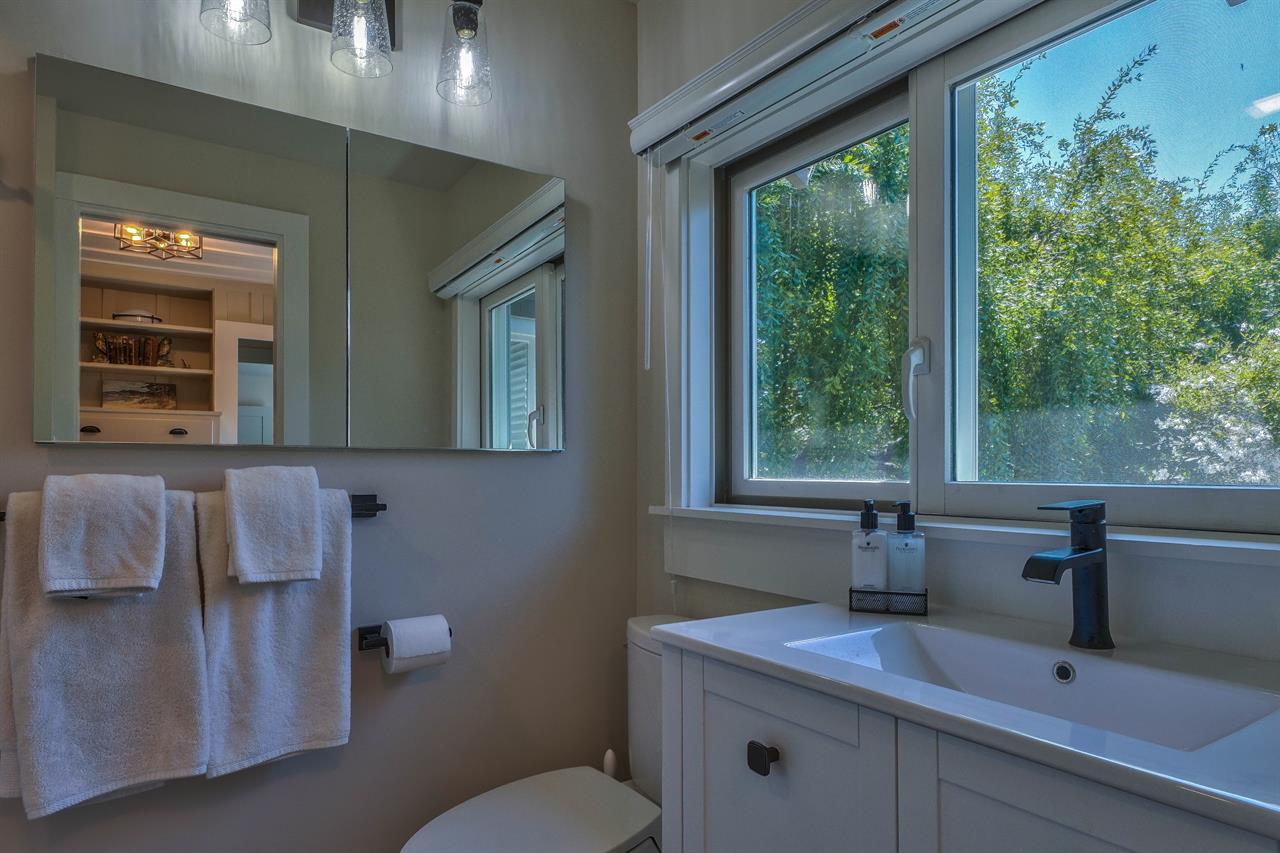 Downstairs Bathroom 1 has a ShowerOverTub Combo