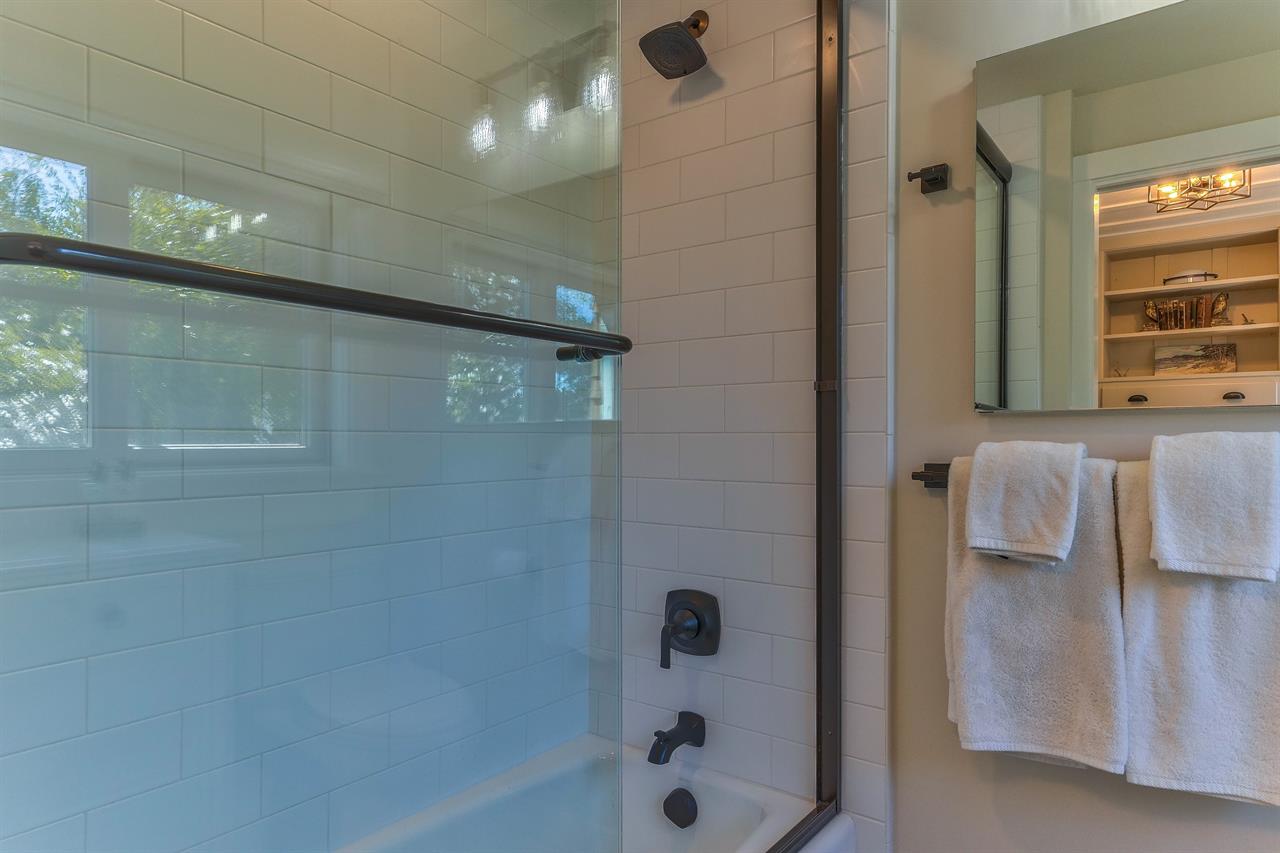Downstairs Bathroom 1 has a ShowerOverTub Combo