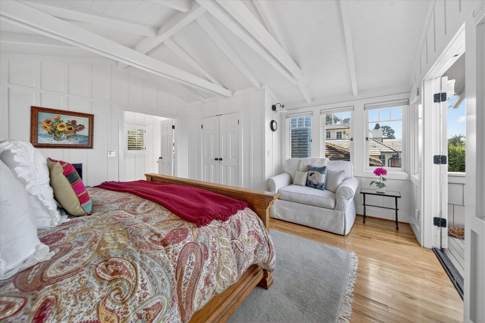 Bedroom has a Private Ocean View Balcony