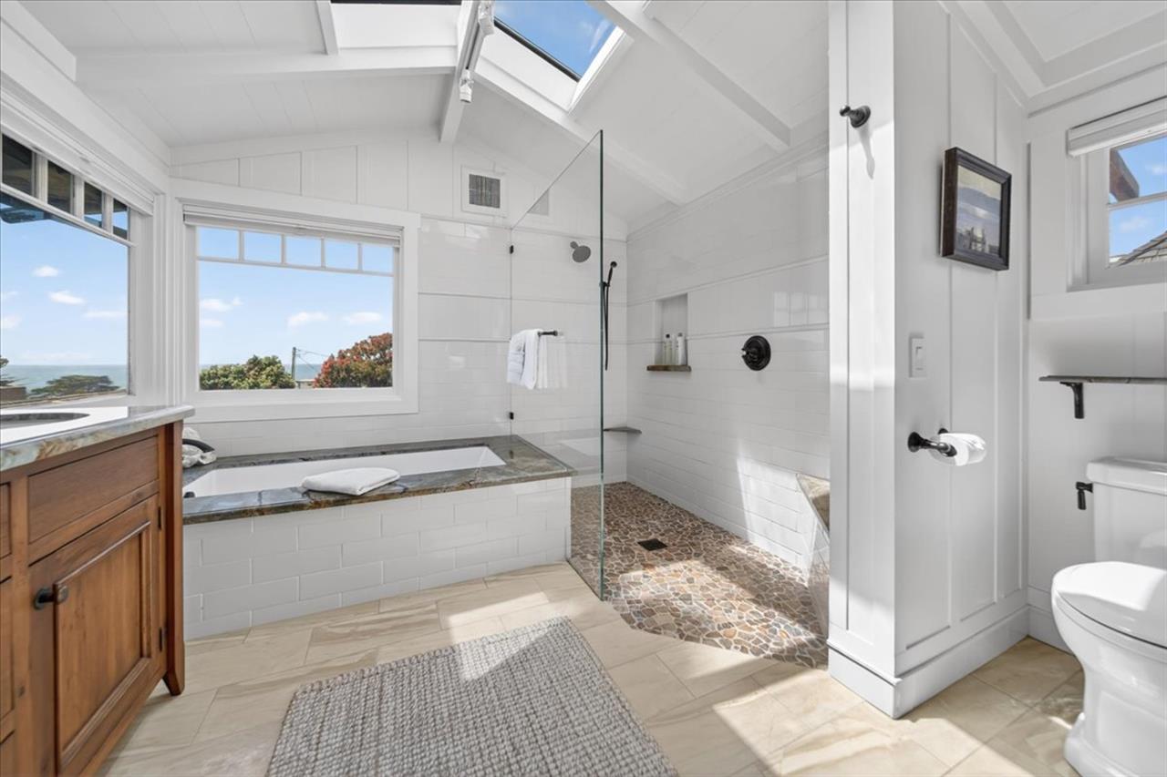 Distant Ocean Views from the EnSuite Bathroom