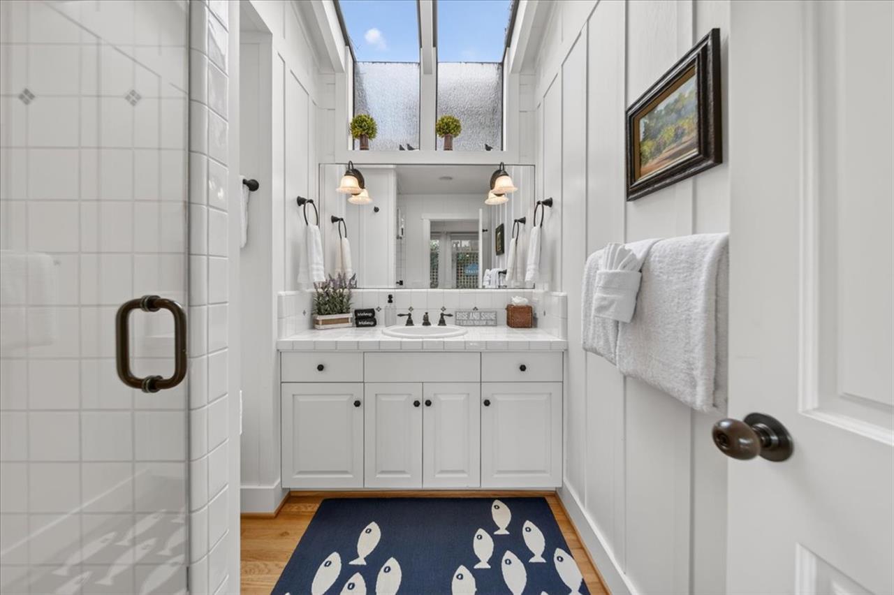 Downstairs Bathroom with a Shower for Bedrooms 2 and 3