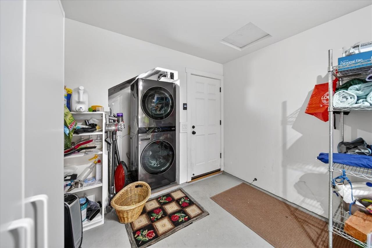 Laundry Area is in the OneCar Garage