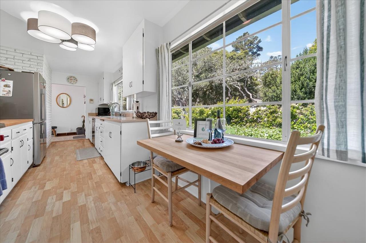 Large Windows Fill the Kitchen with Light