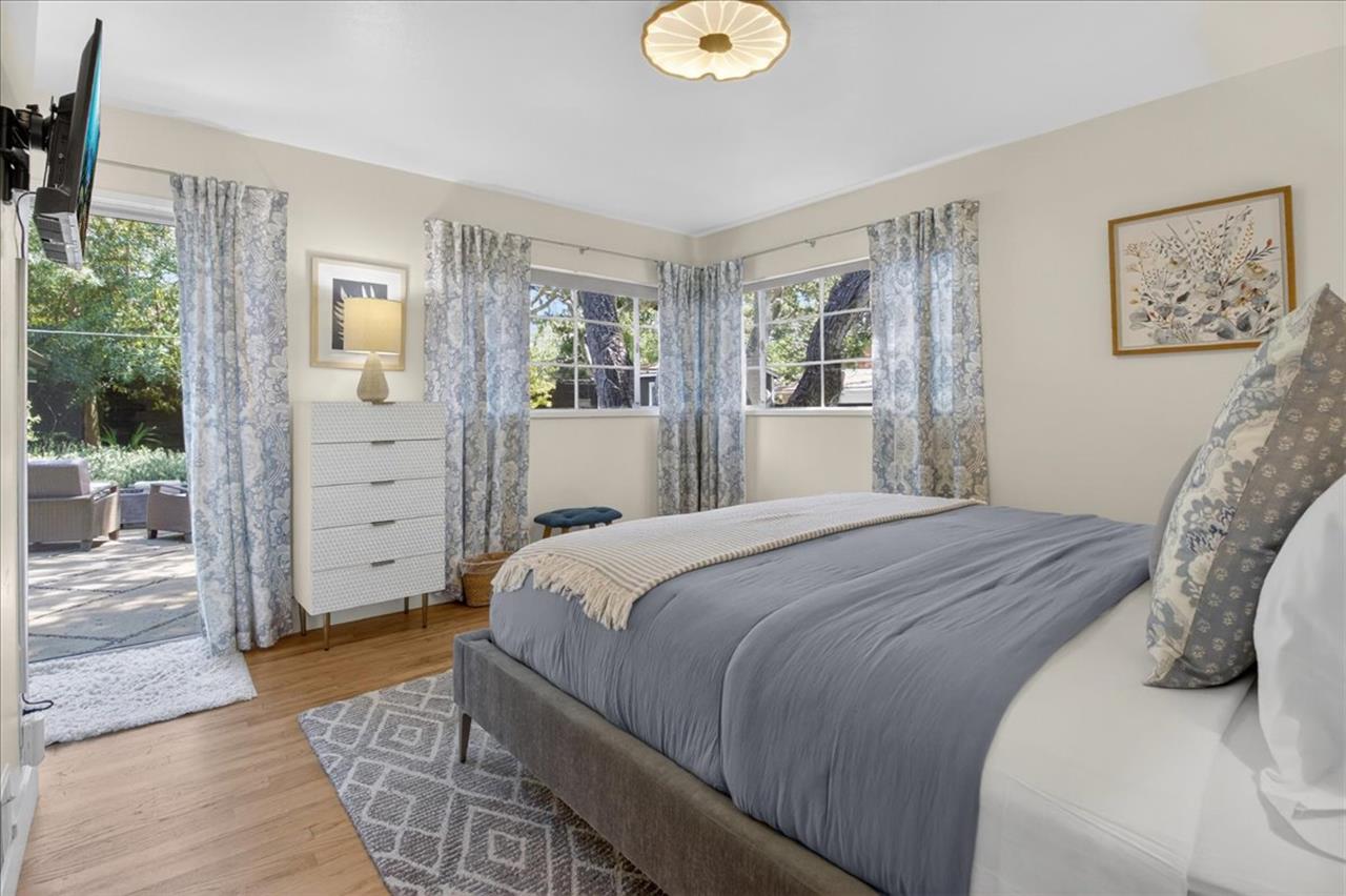 Bedroom 1 has Direct Access to the Backyard Patio