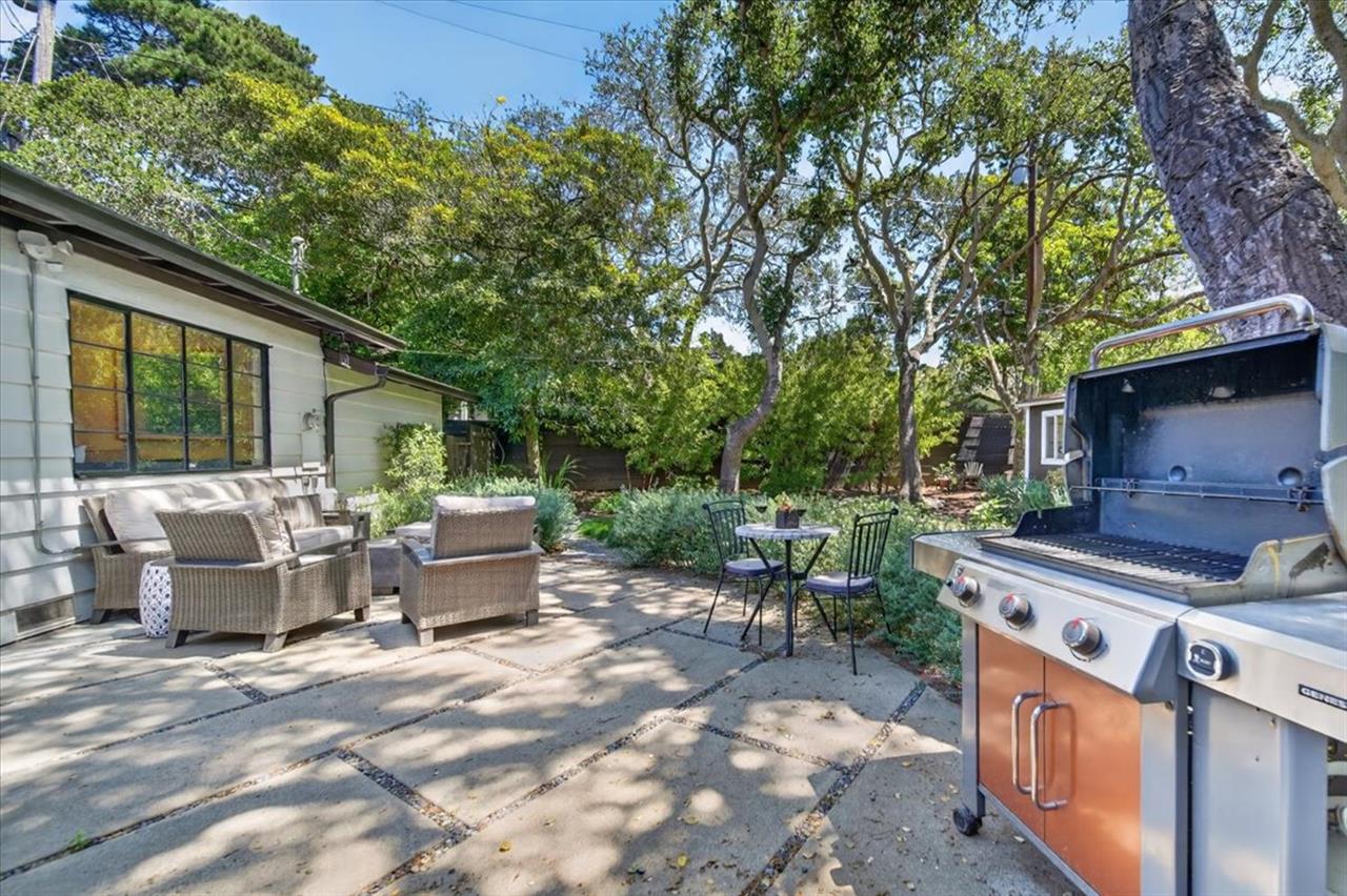 Backyard Patio with BBQ Grill