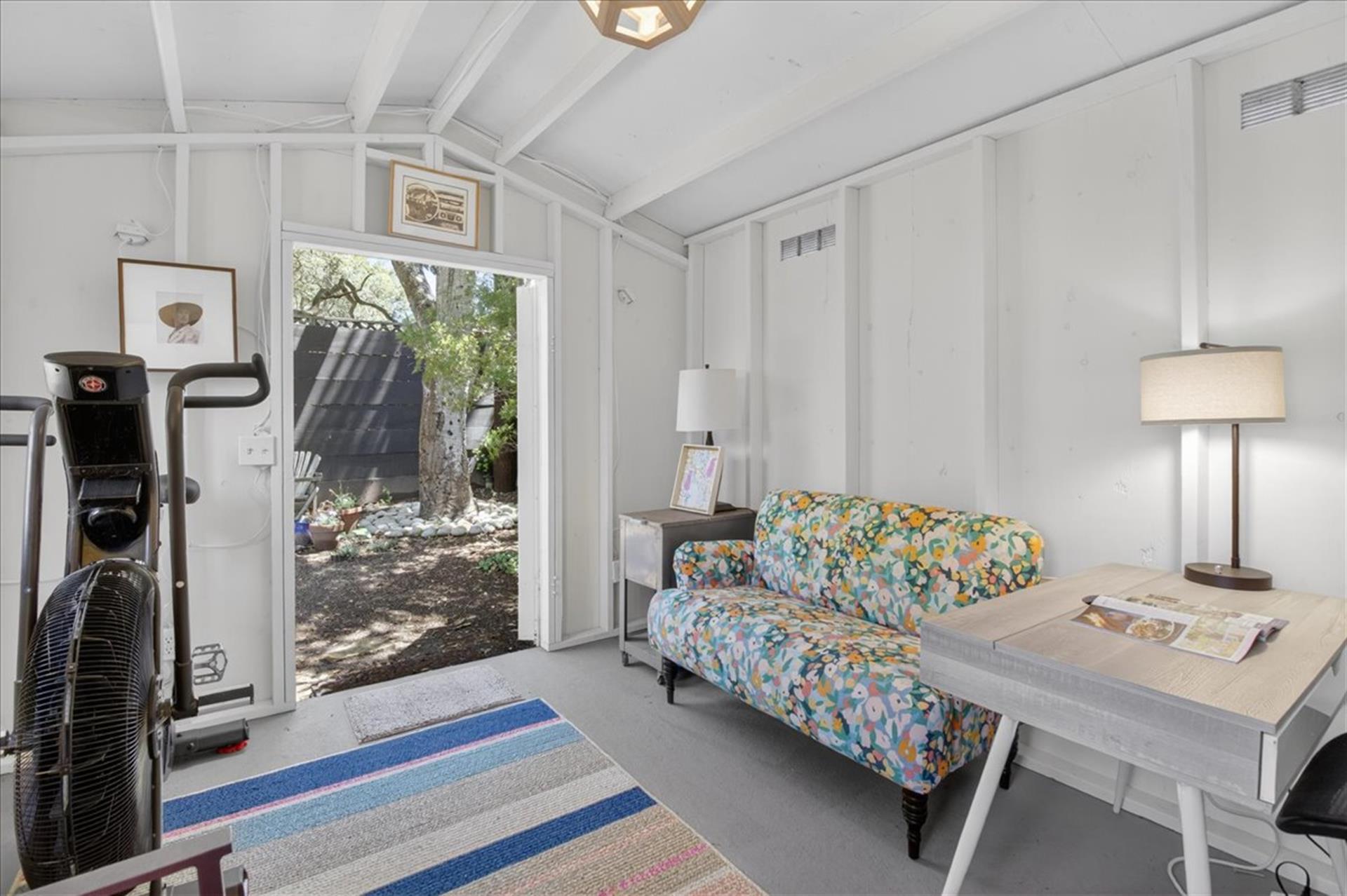 A Private Space for Yoga  Mats Included