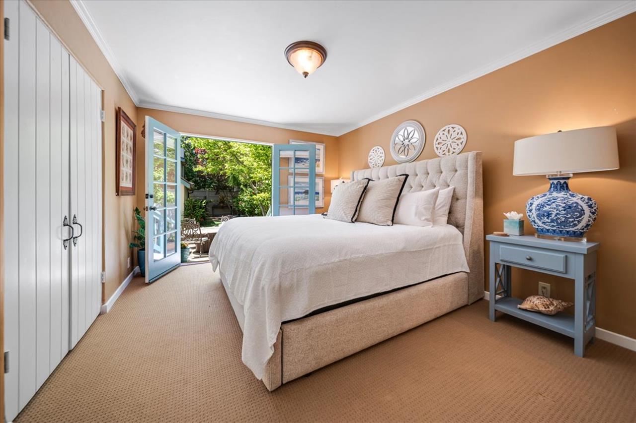 Downstairs Bedroom has a King Bed
