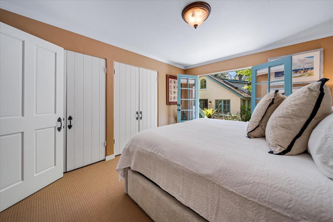 Downstairs Bedroom has a King Bed