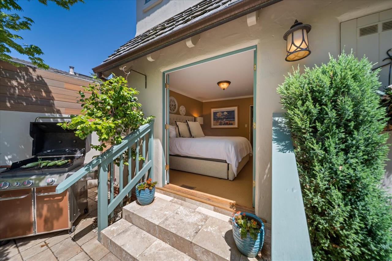Patio Entrance to the Downstairs Bedroom
