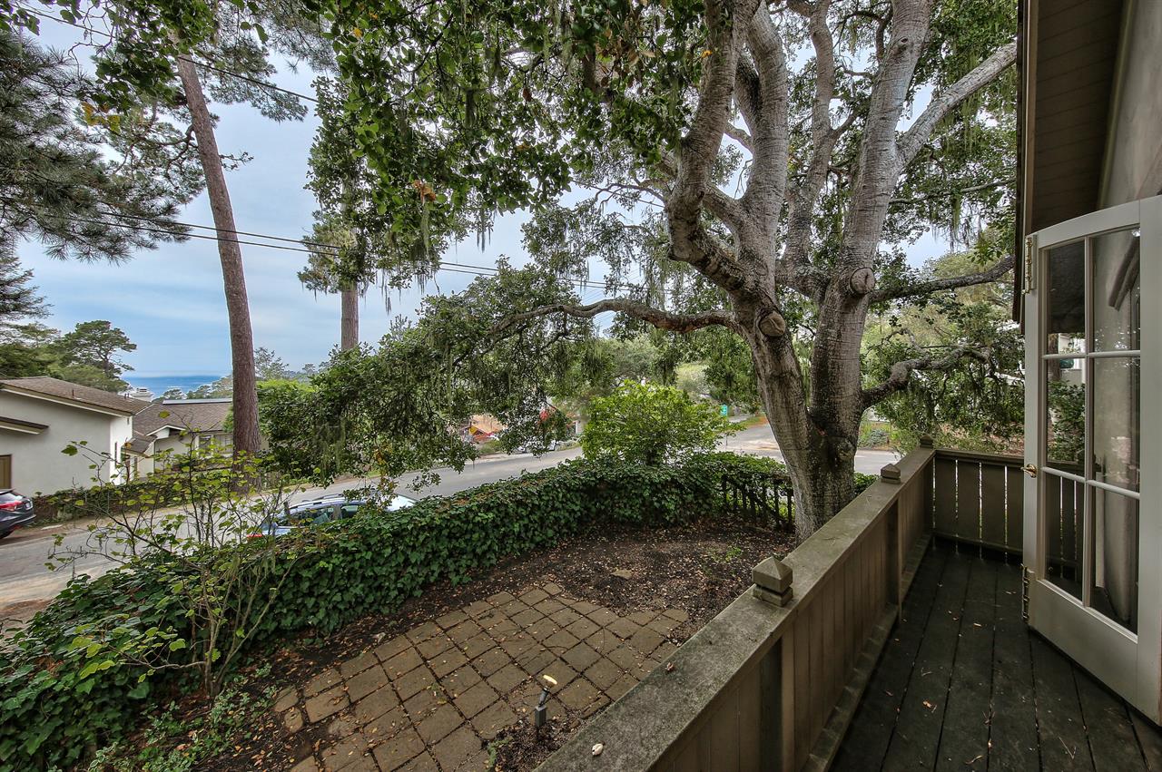 A Peek of the Ocean on Clear Days from the Front Porch