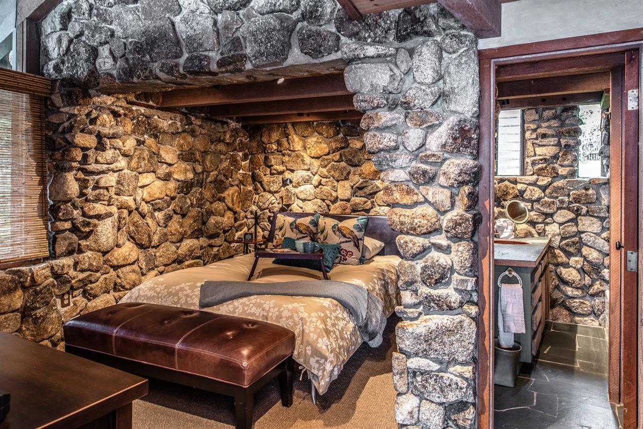 Downstairs, Bedroom 3, Queen Bed, En Suite Bathroom