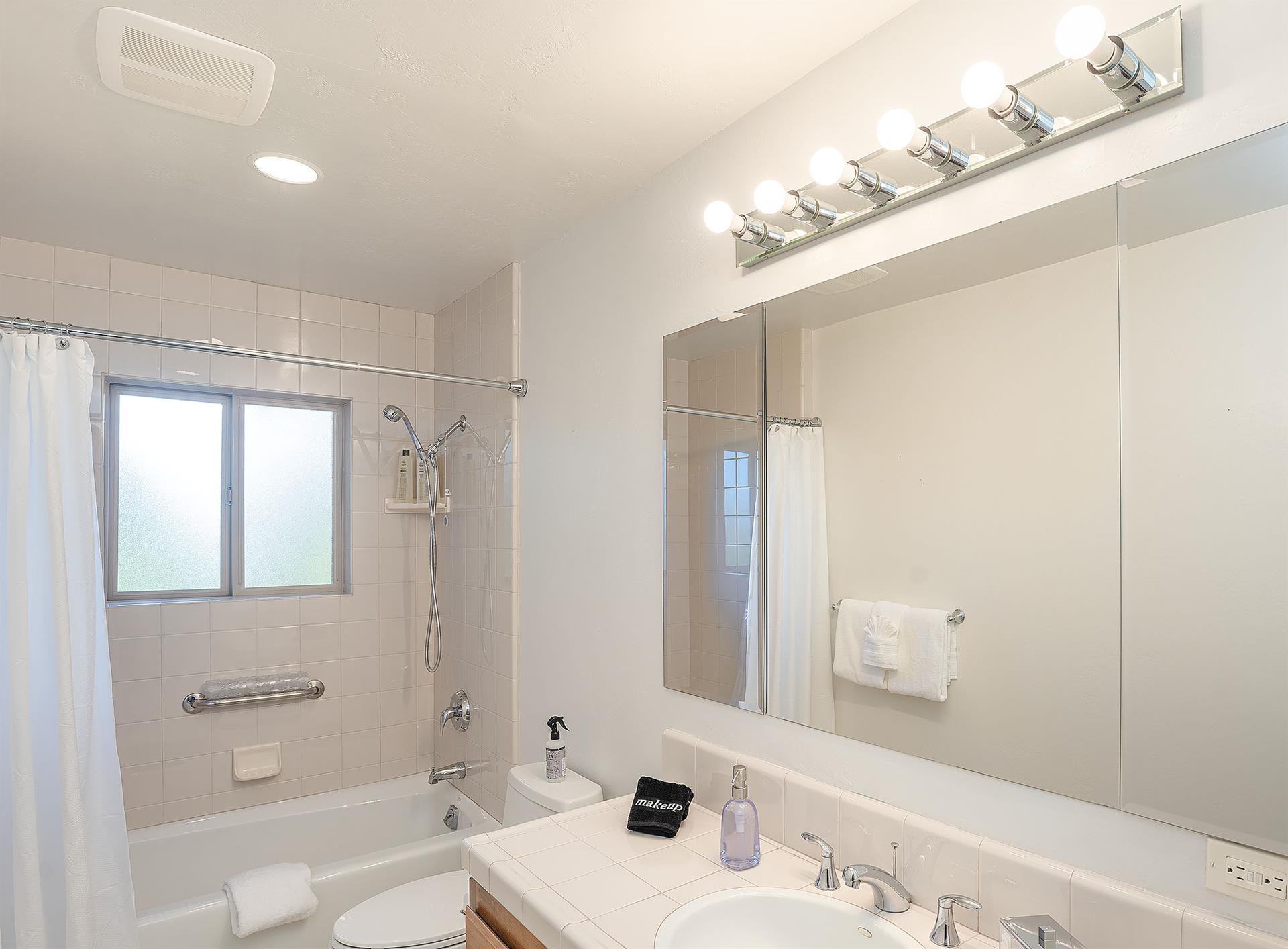 En Suite Bath with Shower Over Tub