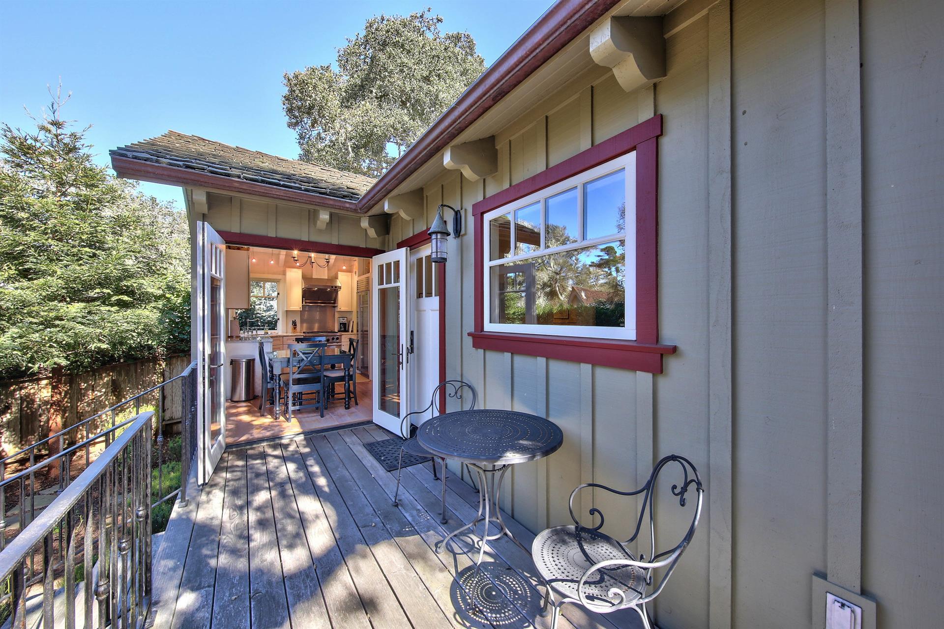 Small Deck Perfect for Morning Coffee