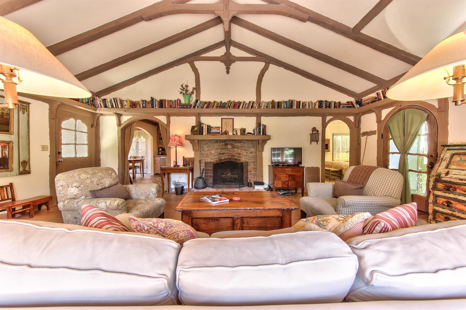Settle In for a Cozy Fireside Chat or with a Good Book