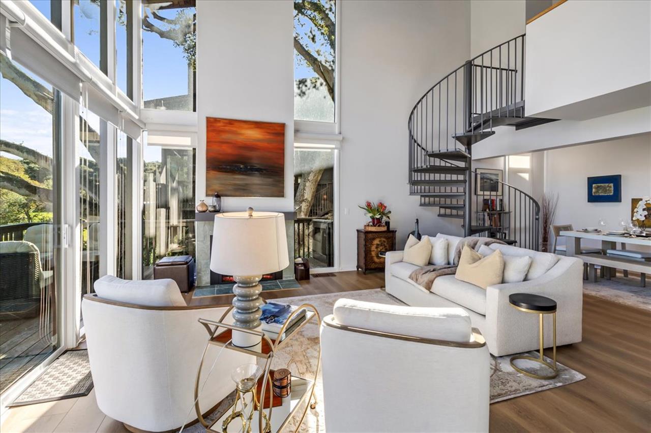 Living Room has a Gas Fireplace