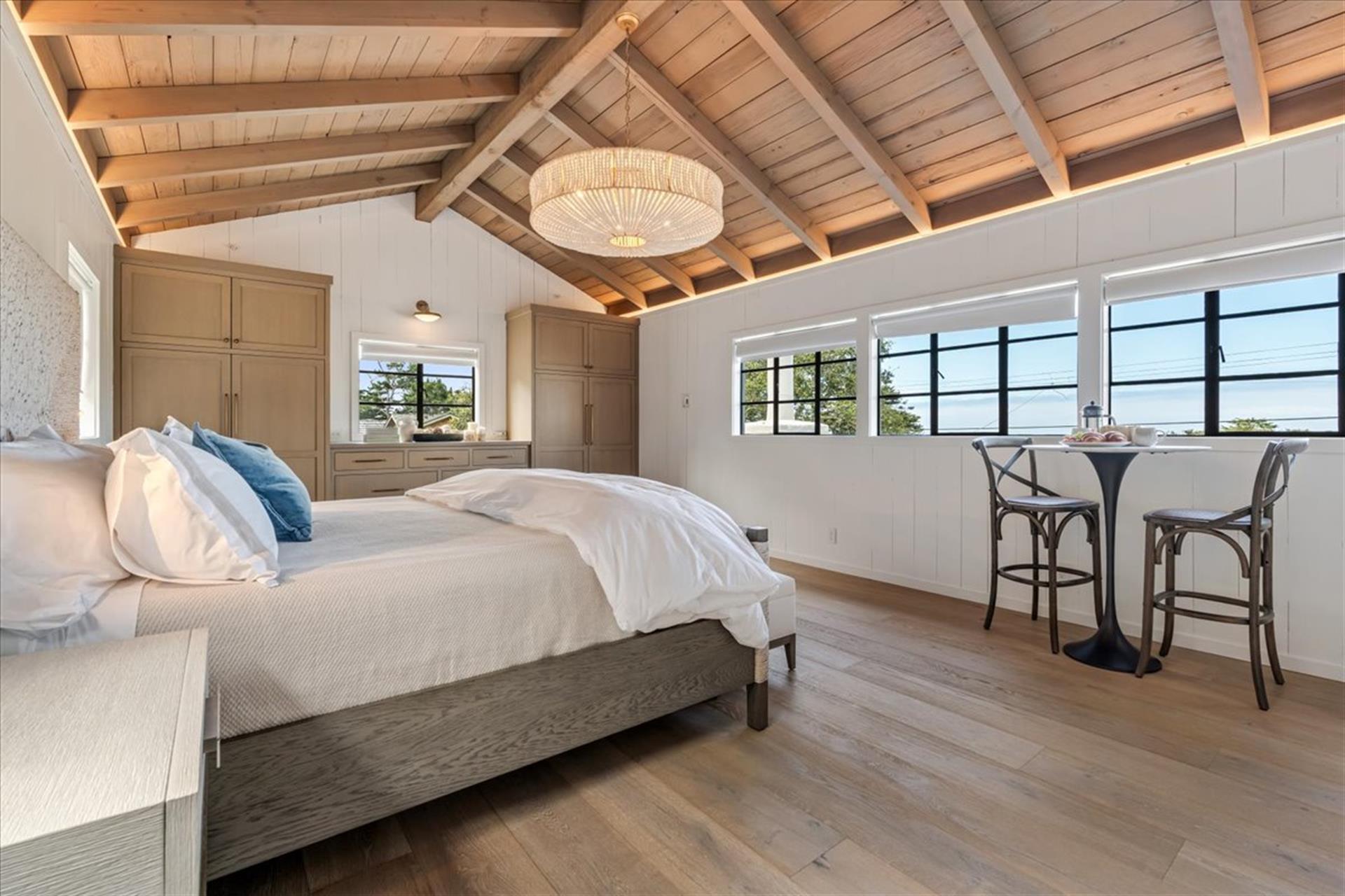 Upstairs Stunning Master Suite has an Ocean View