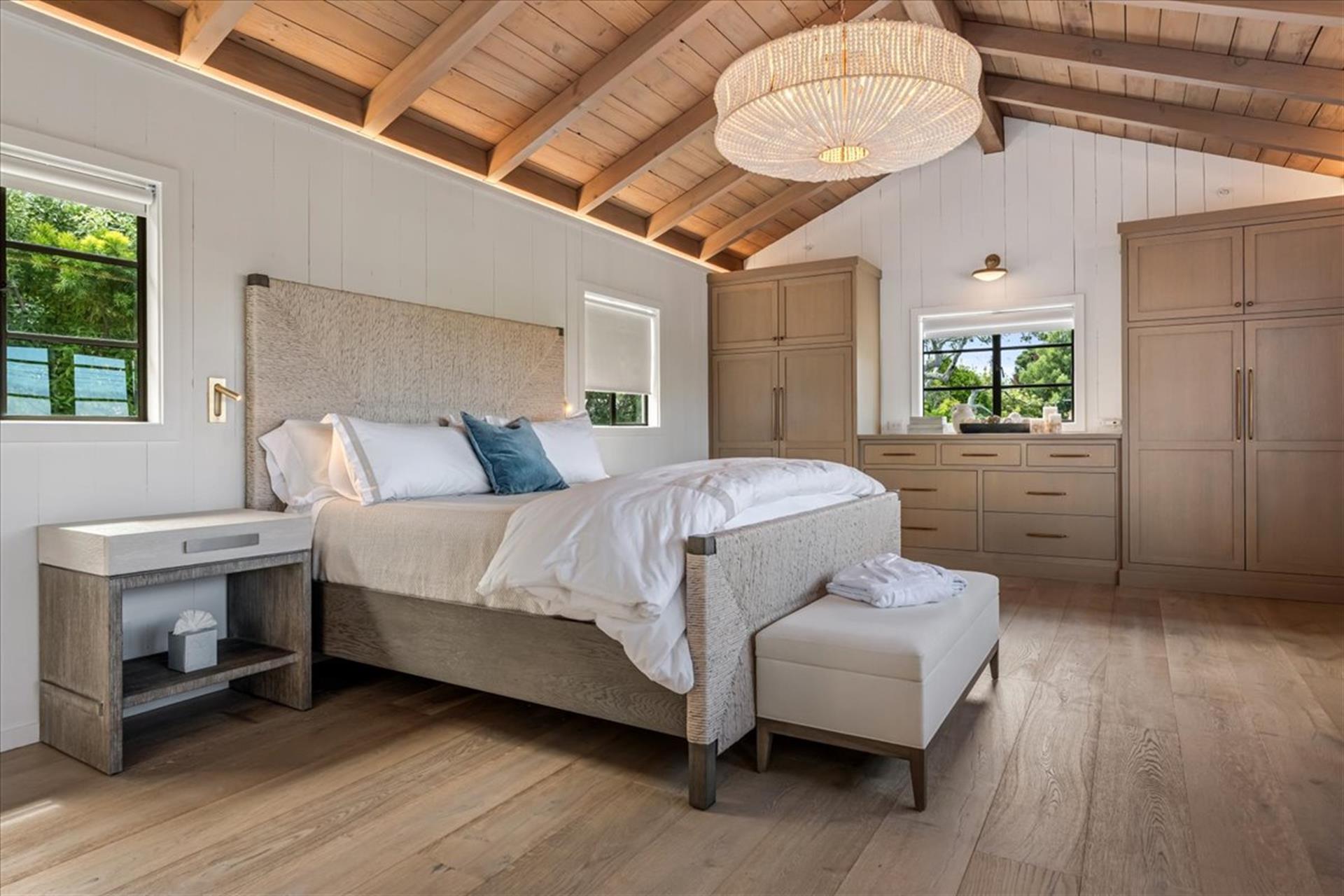 Master Suite  Bedroom 1 has a King Bed and EnSuite Bath