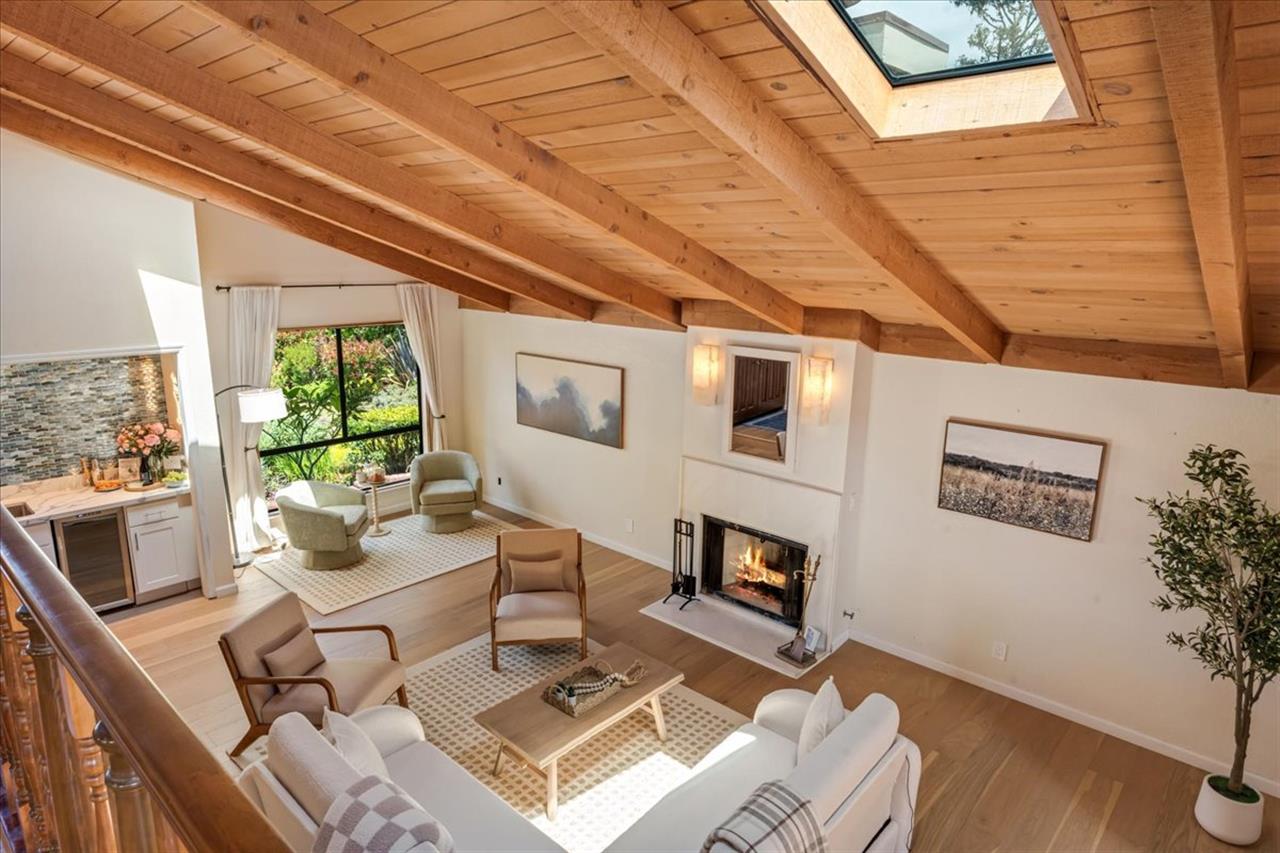 Looking into the Living Room from the Top of the Stairs