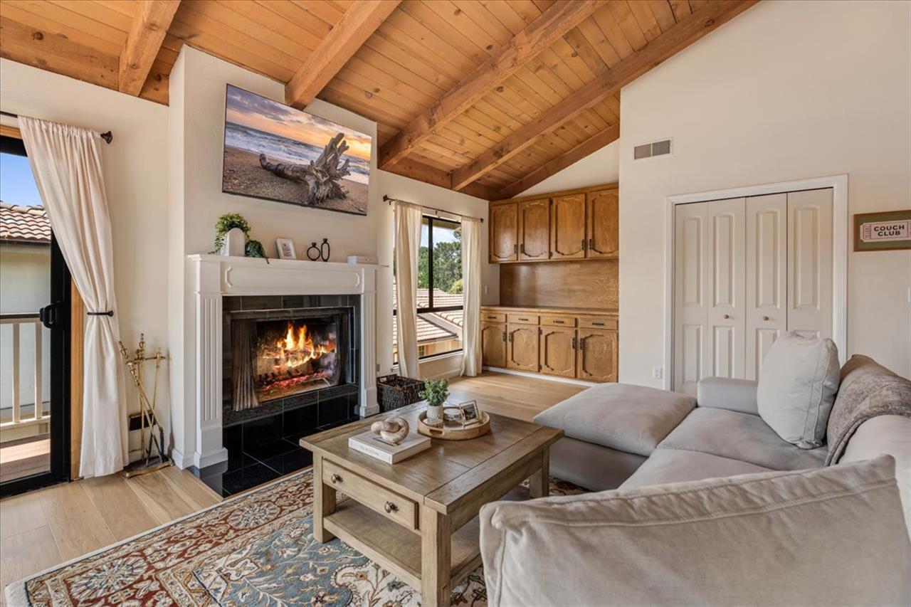 Family Room  Smart TV and Decorative Only Fireplace