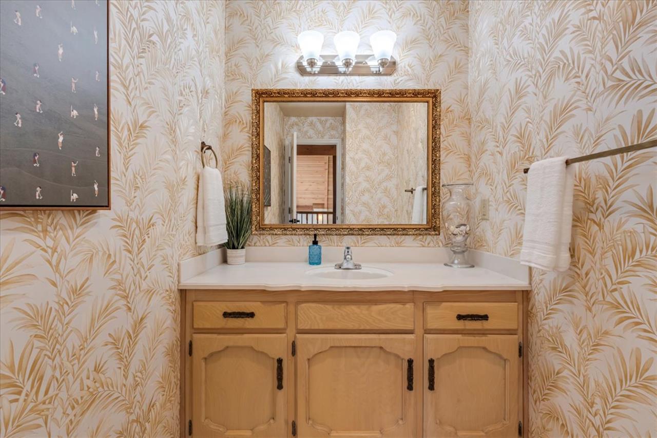 Half Bath  Powder Room is Near the Family Room