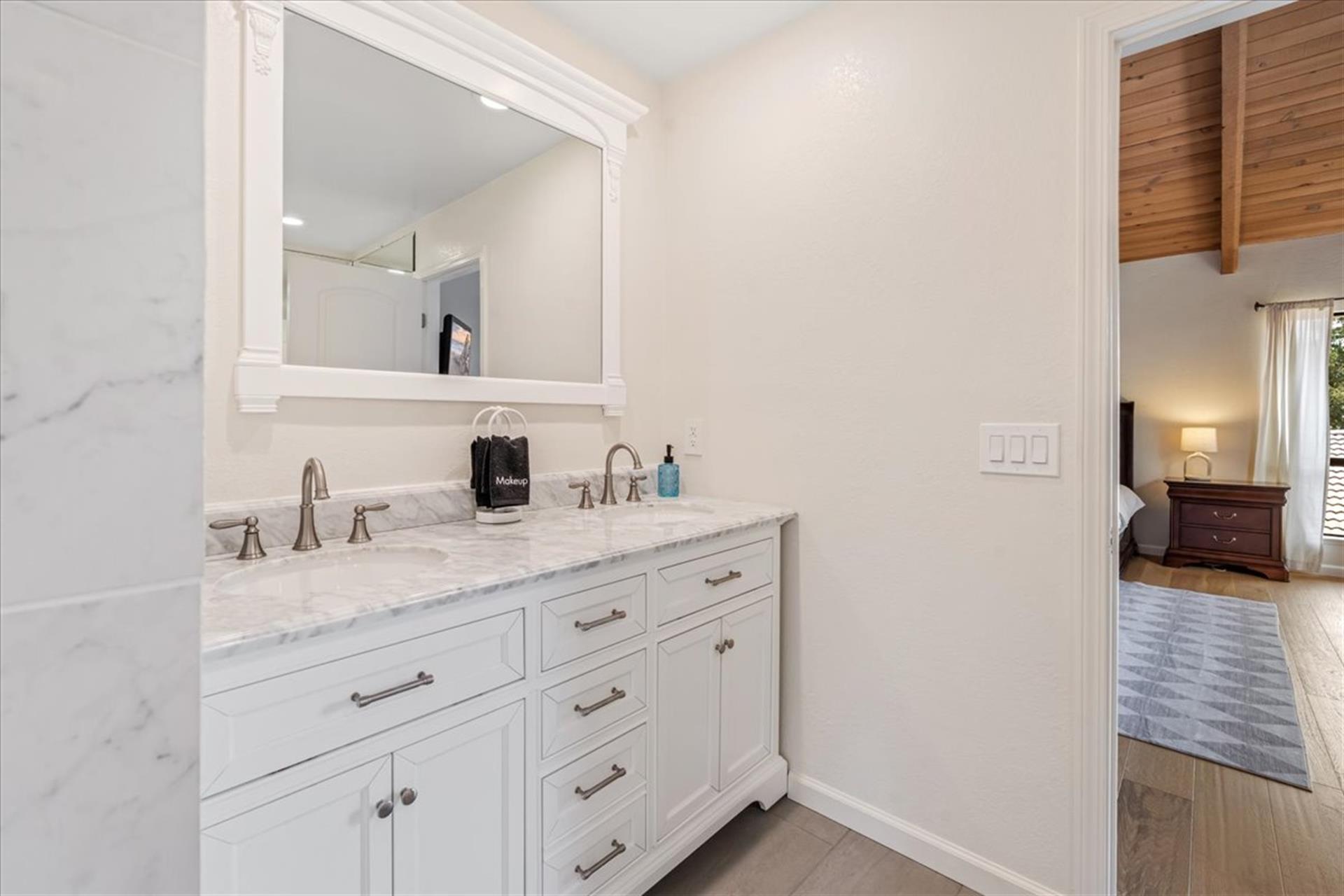 EnSuite Bath for Bedroom 1  Double Vanities