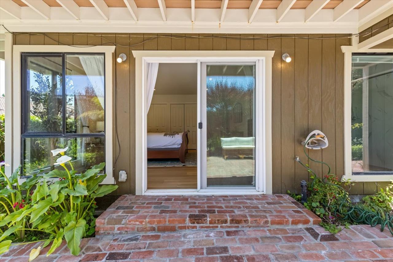 Sliding Glass Doors from Bedroom 2 to the Backyard Patio