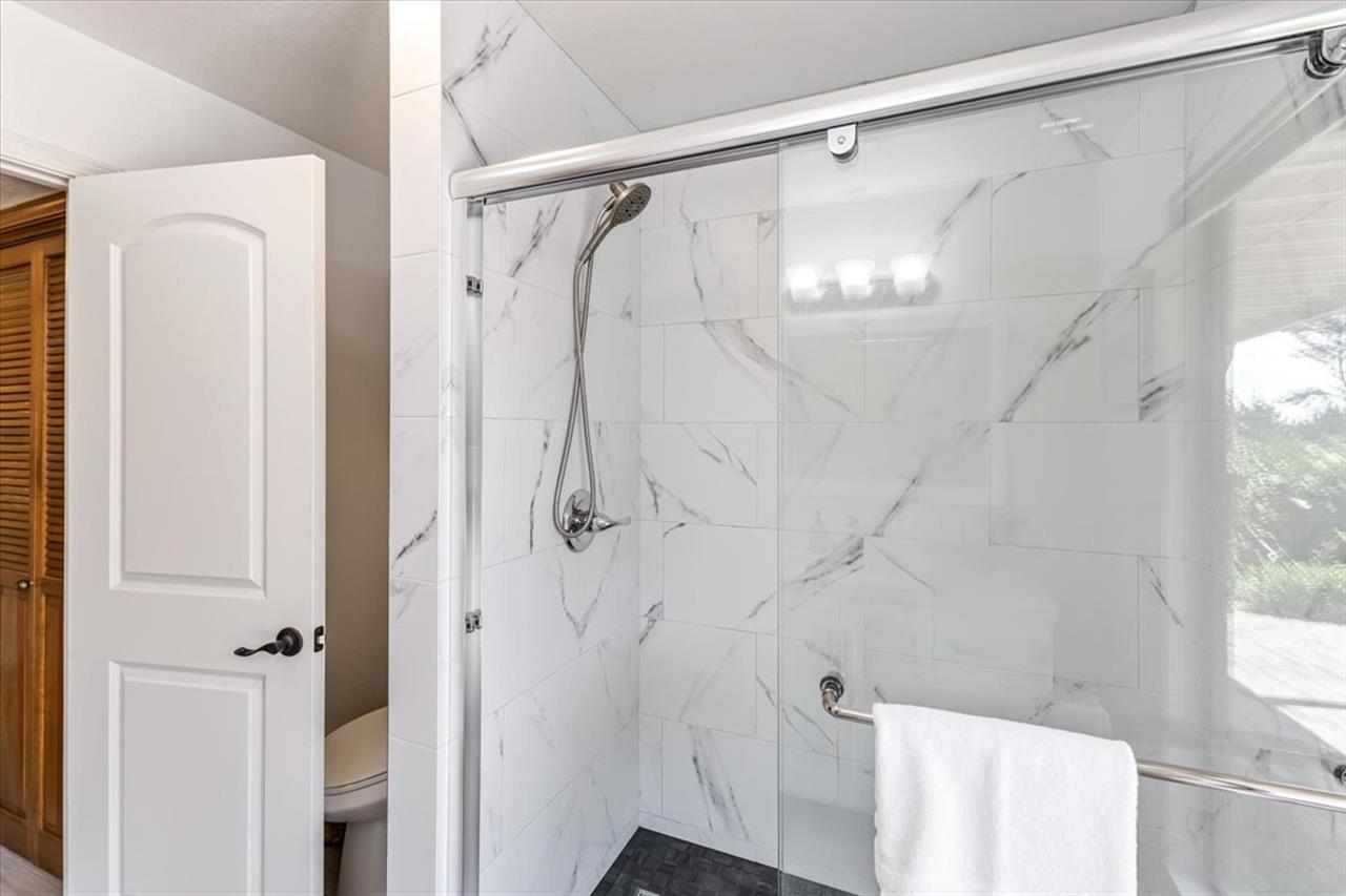 Hall Bathroom for Bedrooms 2 and 3 has a Shower