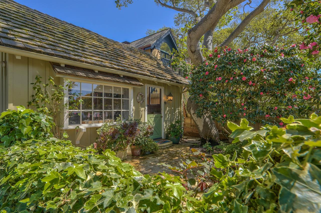 Step Through the Garden to Reach the Main Front Entry