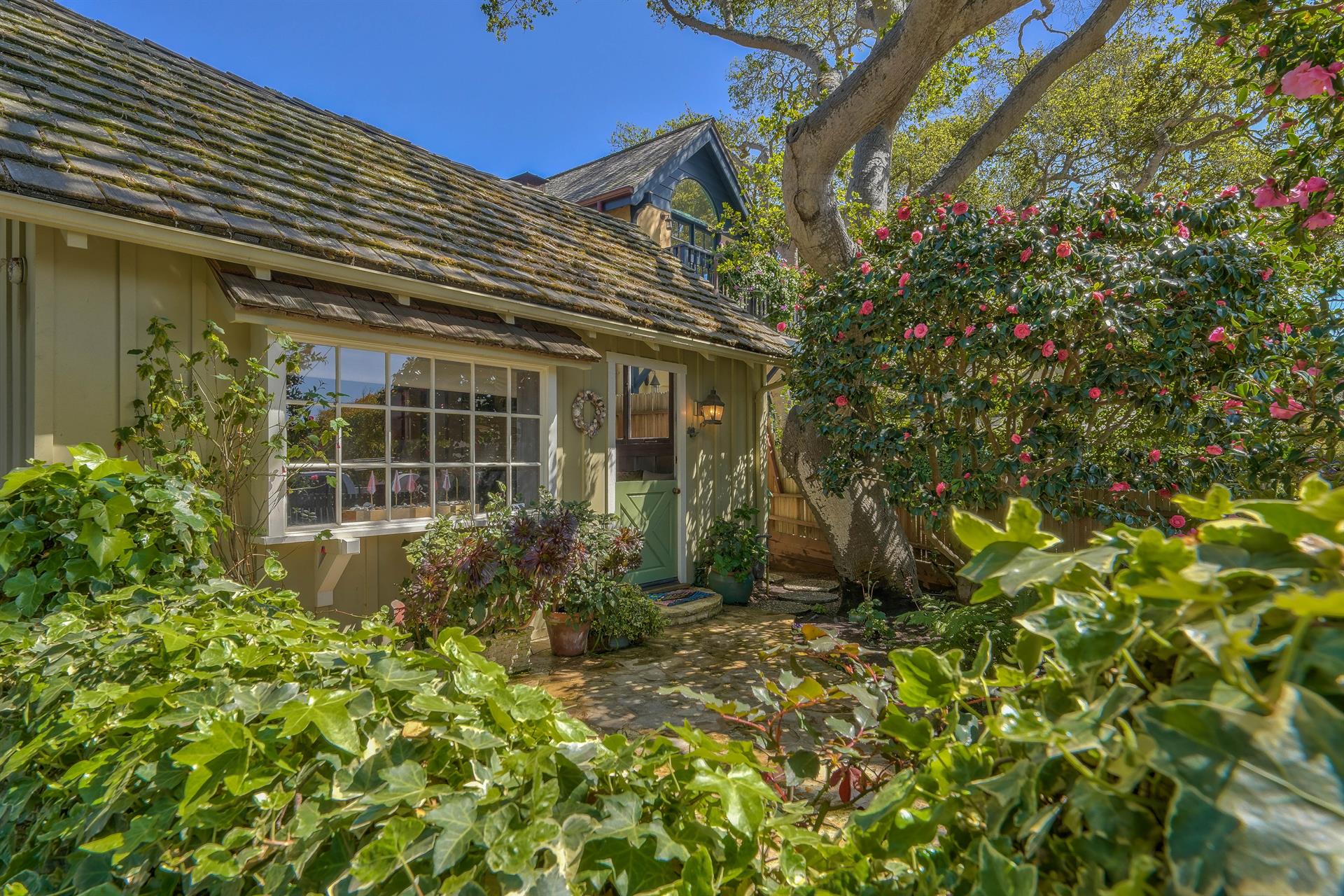 Step Through the Garden to Reach the Main Front Entry