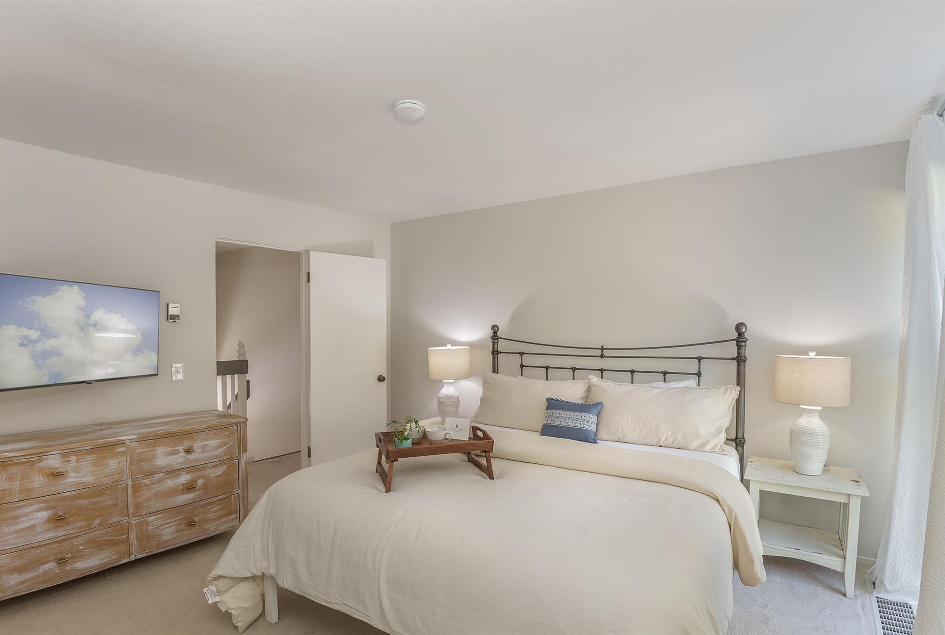 Upstairs Bedroom 1 renters will supply their own bedding