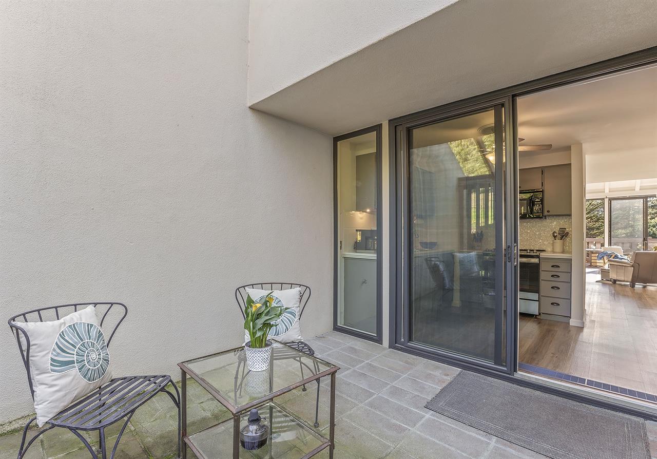 Front Entry Patio Just Outside the Kitchen
