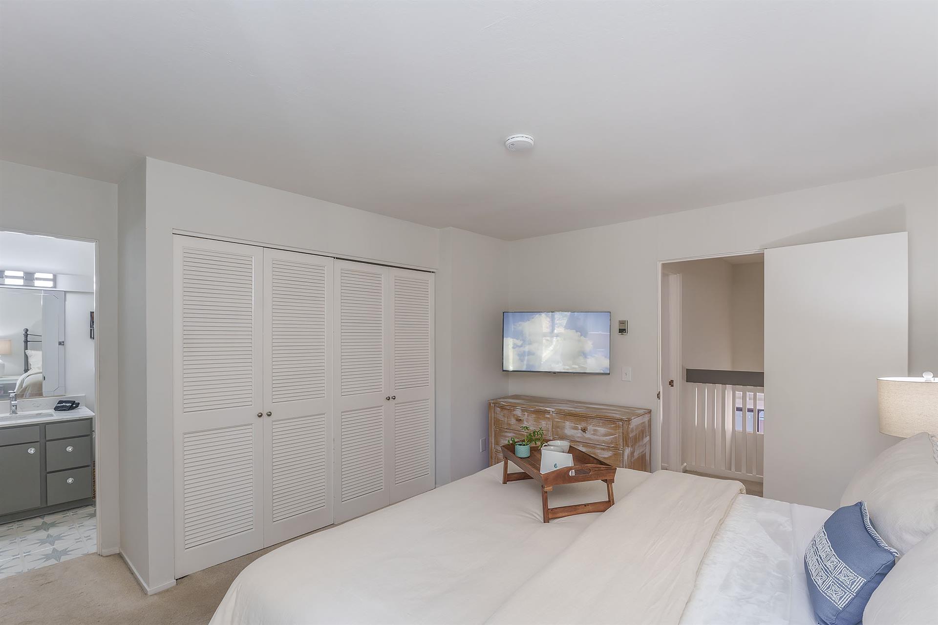 Upstairs Bedroom 1 renters will supply their own bedding