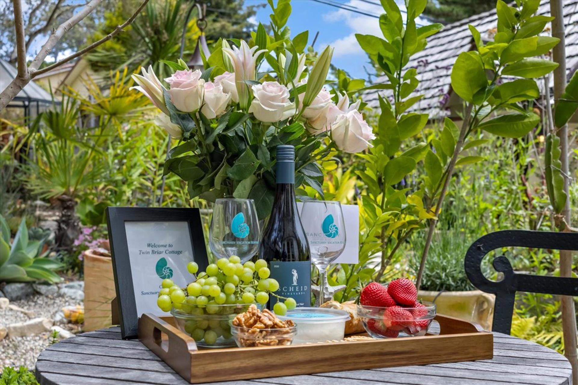 Wine and Cheese to Welcome You Just Add Fruit