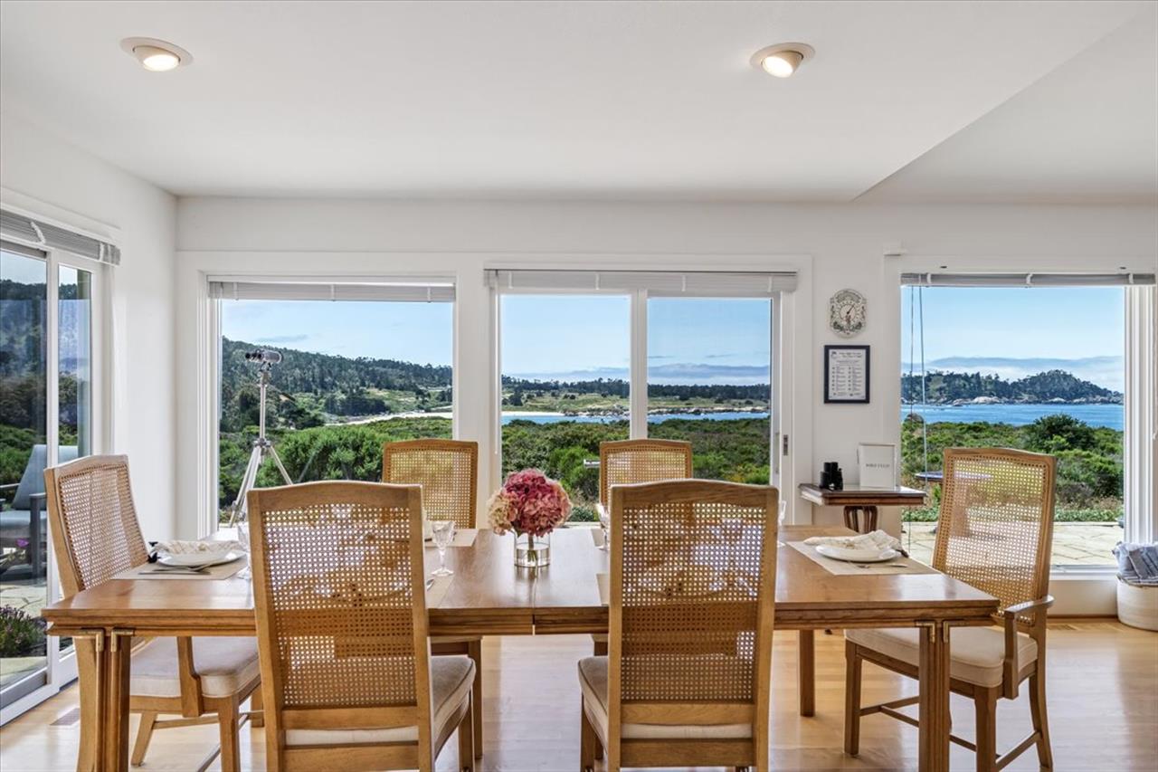 Dining Area  Point Lobos and Ocean Views