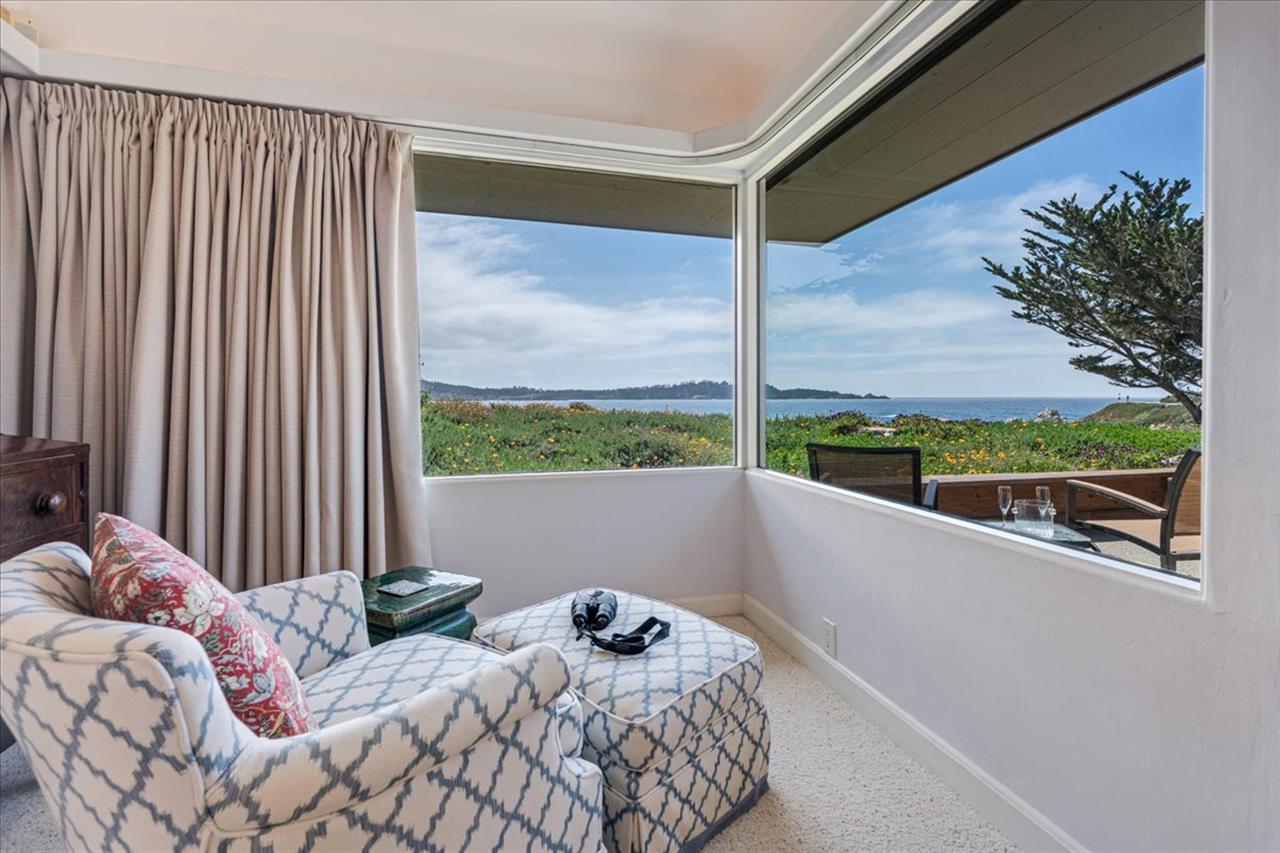 Ocean and Point Lobos View from Bedroom 1