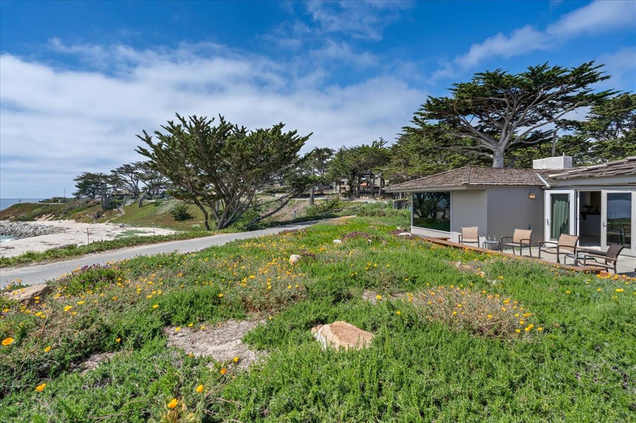 The Back of the Home Facing the Beach and the Ocean