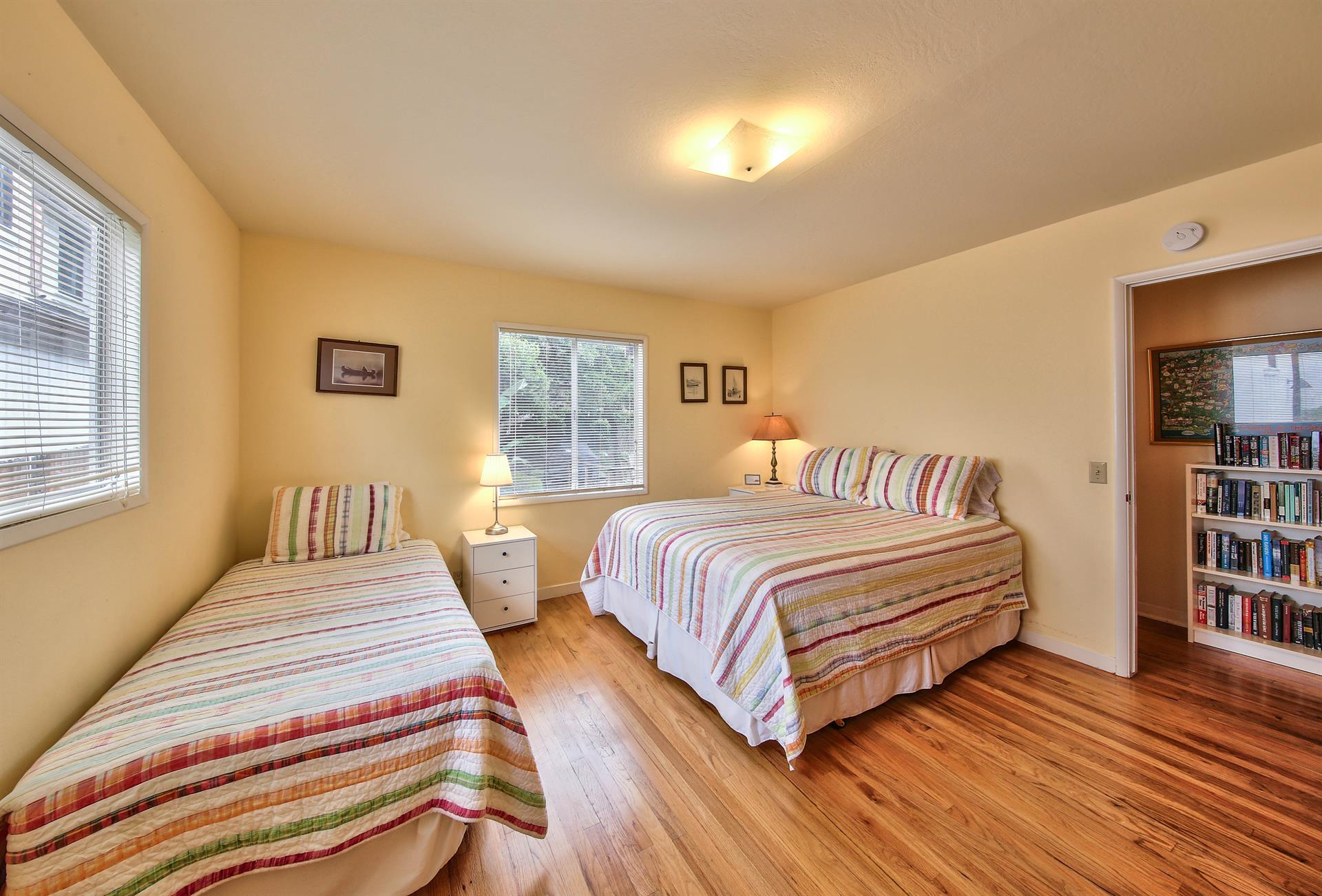 Bedroom 2, Queen Bed Plus a Twin Bed