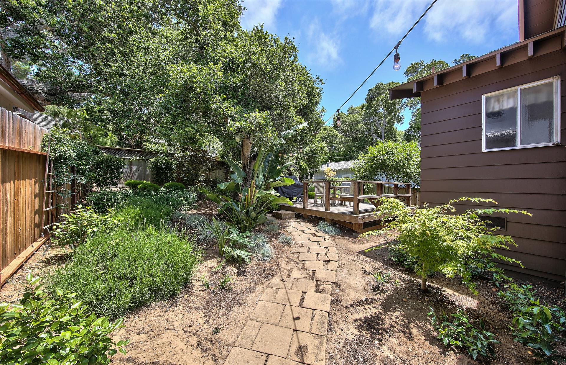 A Lovely Garden Surrounds the Home